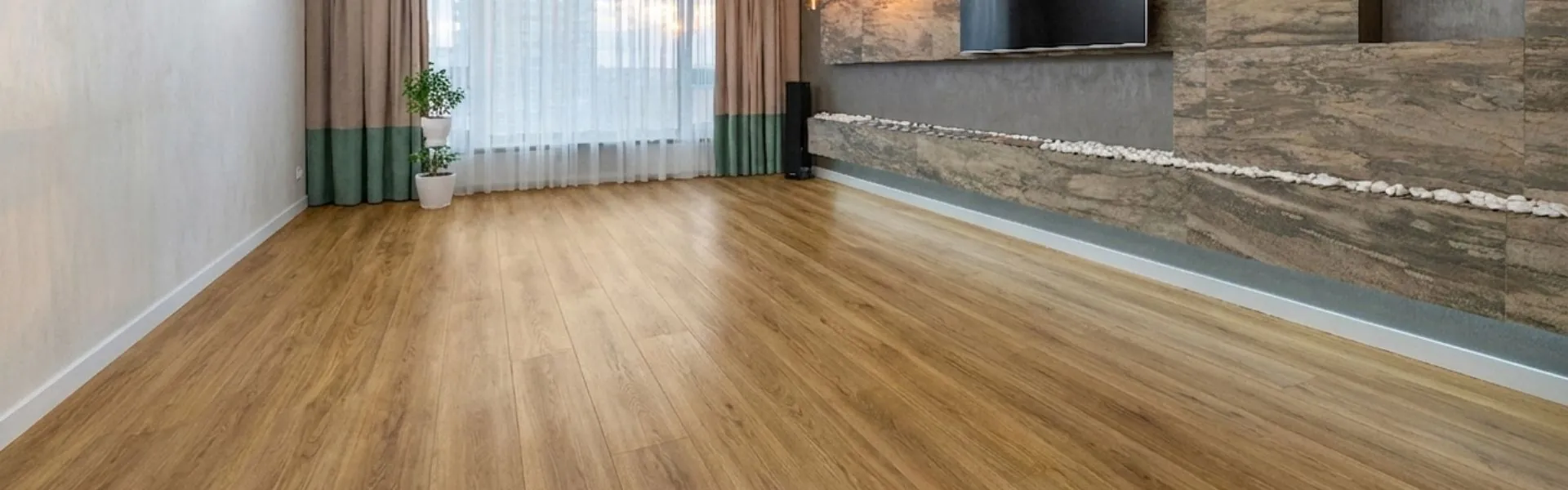 Hybrid and vinyl flooring that fit wet areas.