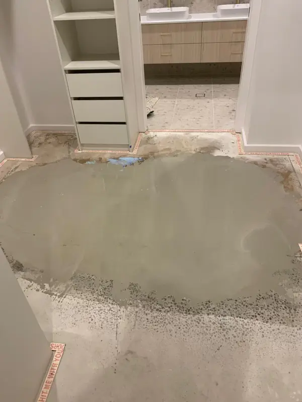 Floor Preparation before flooring installation.